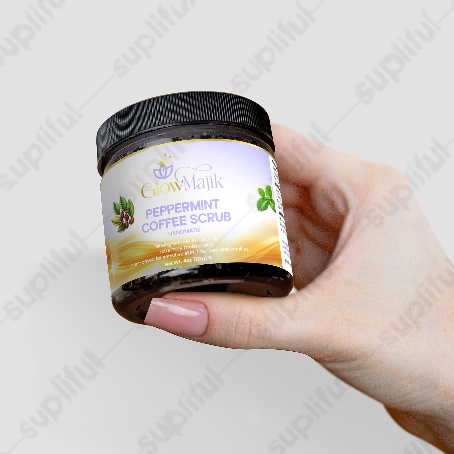 Peppermint Coffee Scrub