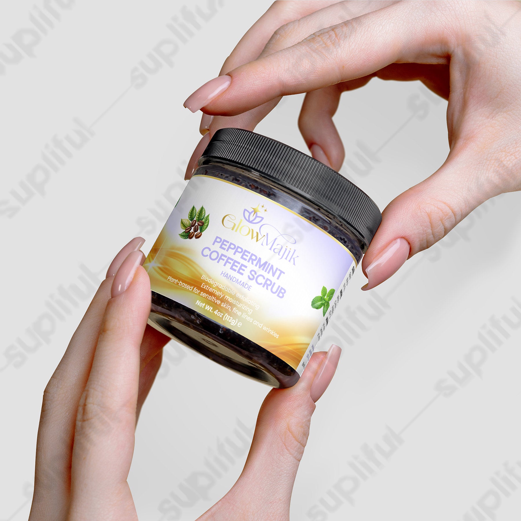 Peppermint Coffee Scrub
