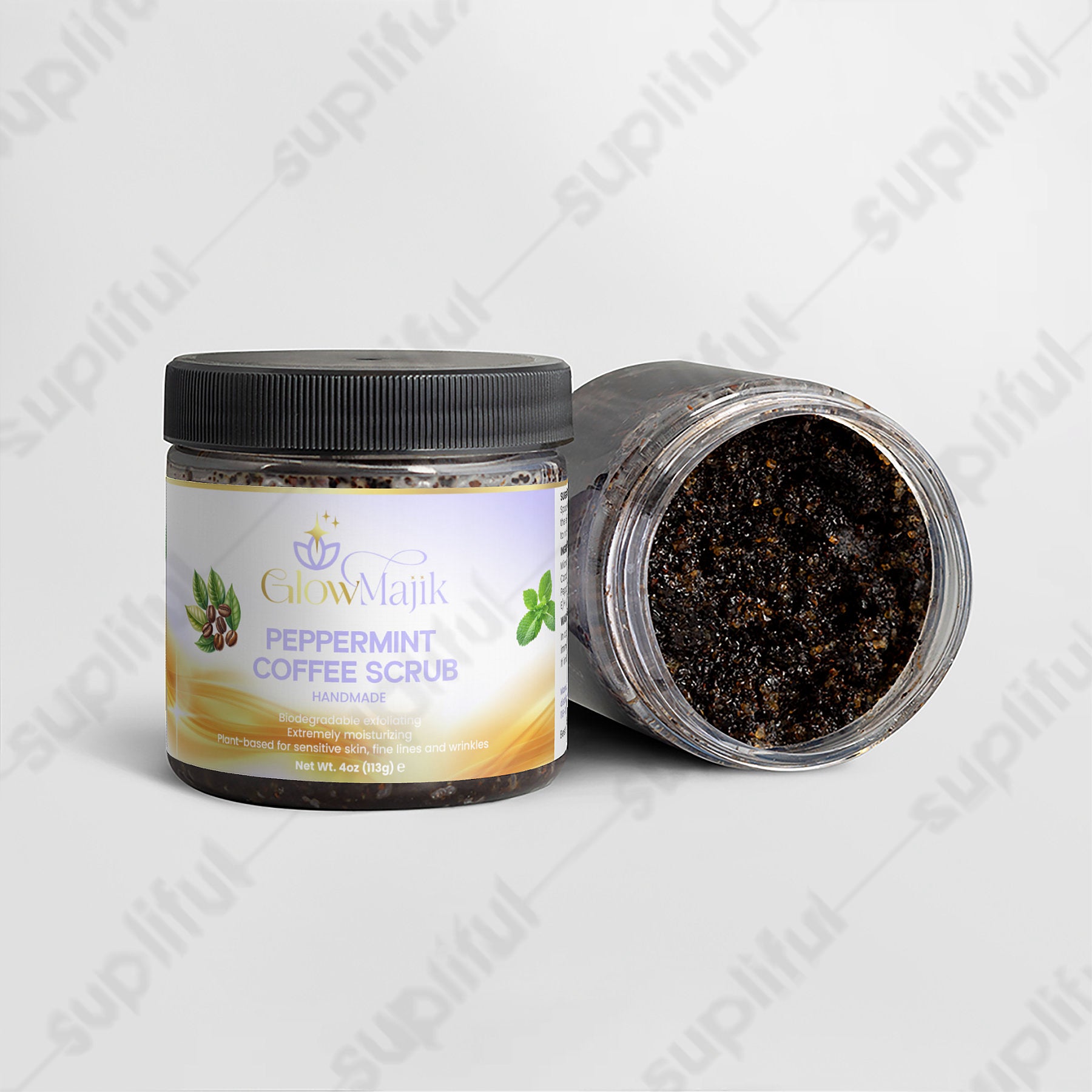 Peppermint Coffee Scrub